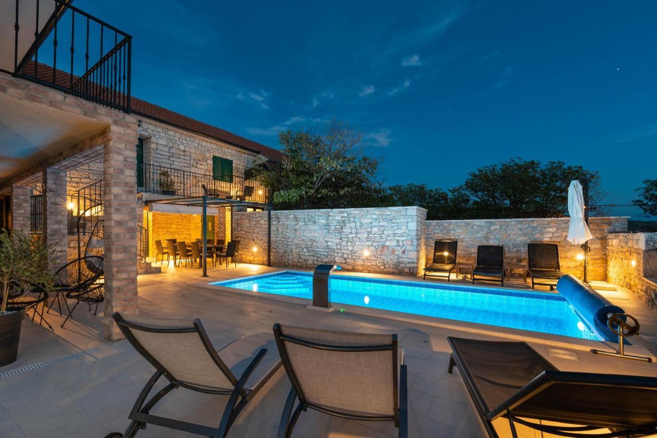 Stone Villa Didovi Snovi With Heated Pool Lisane Ostrovicke Εξωτερικό φωτογραφία
